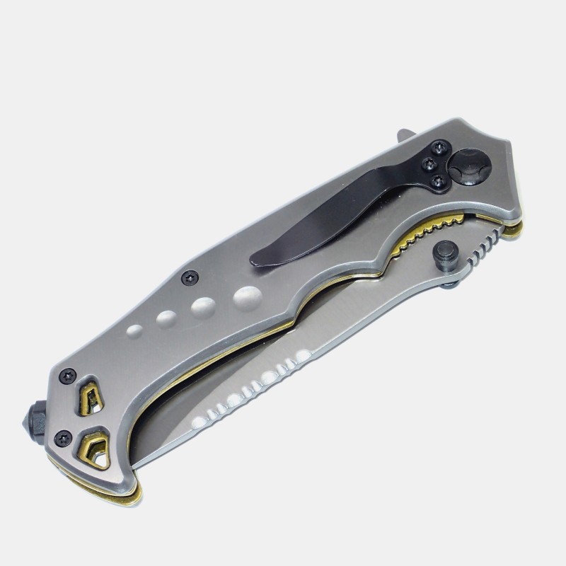 Pocket knife, butterfly Knife, Spring Knife, One Hand Knife, Semiautomatic,