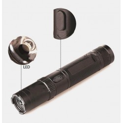 S15 Stun Gun + LED Flashlight POLICE 4 in 1 Black