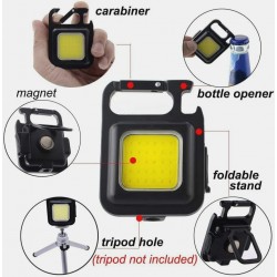 FL1 Mini linterna impermeable llavero bolsillo LED para acampar