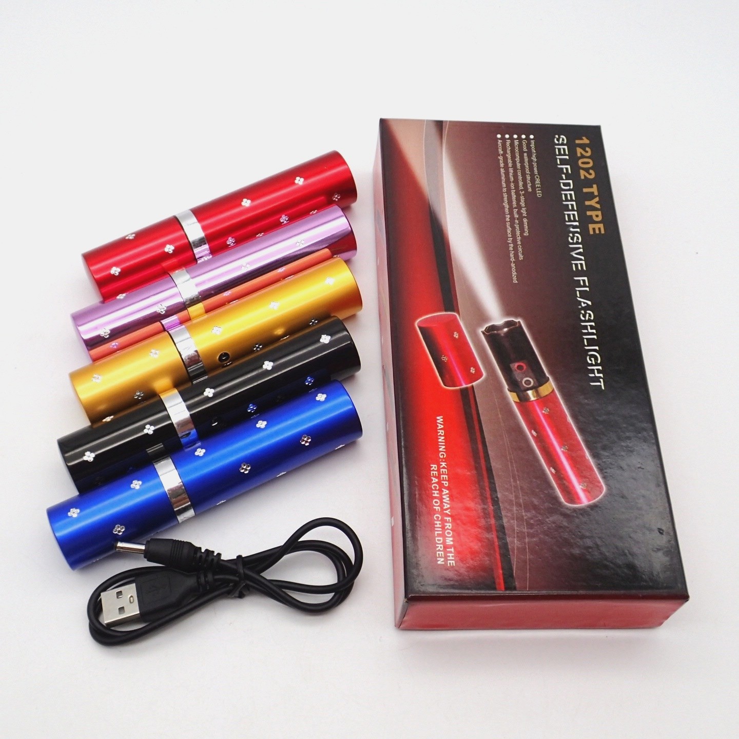 Shocker Electrique Taser Lipstick, pour les femmes, Power max
