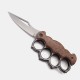 PK40 SUPER One Hand Knife Semiautomatic - Brass Knuckles Knife - M