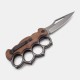 PK40 SUPER One Hand Knife Semiautomatic - Brass Knuckles Knife - M