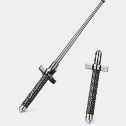 T22.1 Telescopic baton with foam hard rubber handle - 67 cm 