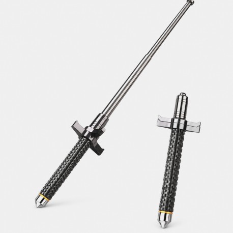 T22.1 Bastone telescopico con manico in gomma dura antiscivolo - 67 cm