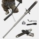 T22.1 Teleskopschlagstock mit Hartgummigriff - 67 cm