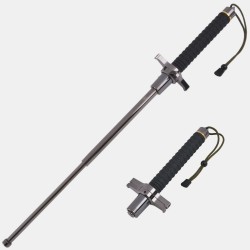 T22.1 Telescopic baton with foam hard rubber handle - 67 cm 