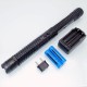 S01 Stun Gun Baton POLICE HY-X8 + LED Flashlight Cree 4 in 1 - 34 cm