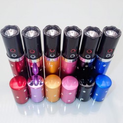 S25 Dissuasore-torcia + LED Flashlight per le donne - 2 in 1 Lipstick - new model