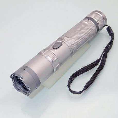 S15.1 Taser torcia, Dissuasore professionale + LED Flashlight POLICE 4 in 1 Silver