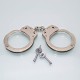H01 Handcuffs stainless steel, single chain