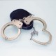 H01 Handcuffs stainless steel, single chain