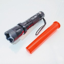 S23 Dissuasore-torcia + LED Flashlight con cono rosso 5 in 1 - ZZ-1101H