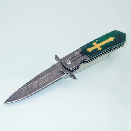 PK38 Knife - One Hand Knife Semiautomatic - Pocket Knives