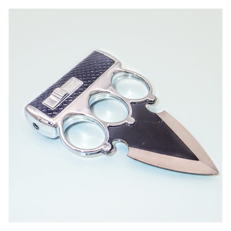 Brass Knuckles with lighter, Knuckles, security, self-defense
