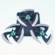 TS11 Set Shuriken (lanzar estrellas) Estrella ninja - 3 piezas