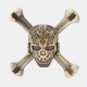 SPN2 Spinner Skull with bones