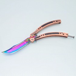 PK66 Super Balisong - Butterfly Knife CS GO GRADIENT