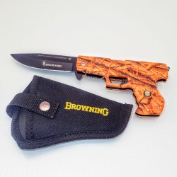 PK81 Spring Assisted Pistol Knife Semiautomatic 