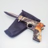 PK80 Spring Assisted Pistol Knife Semiautomatic 