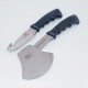 SS2 Set voor Survival Bullseye Hatchet & Hunting Knife Combo