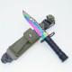  HK40 Super Couteaux de chasse, couteaux RAMBO-Style Bayonet - 34 cm
