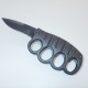 PK32 SUPER One Hand Knife Semiautomatic - Brass Knuckles Knife 