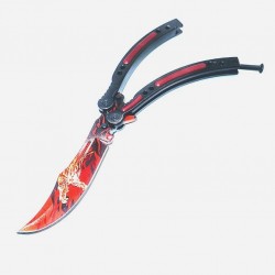 PK66.2 Super Balisong - Butterfly Knife CS GO GRADIENT