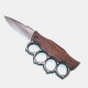 PK40 SUPER One Hand Knife Semiautomatic - Brass Knuckles Knife - M