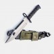  HK48 Super Couteaux de chasse, couteaux RAMBO-Style Bayonet - 31 cm