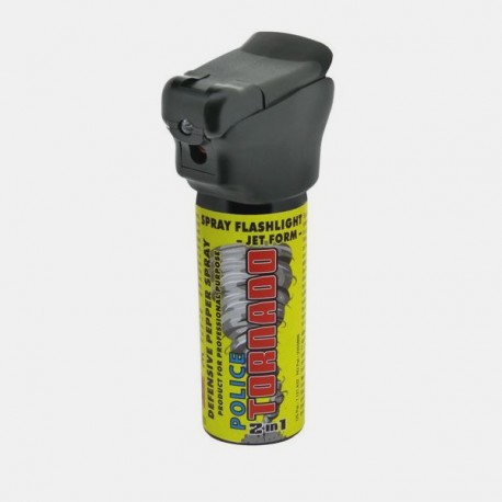 P27 ESP Pepper Spray Flashlight POLICE TORNADO for professionals - 50 ml