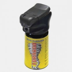 P26 ESP Pepper Spray Linterna POLICE TORNADO para profesionales - 40 ml