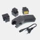 SP02 Taser / Elektroschocker + LED + Alarm + Laser + 3 Air Cartridges