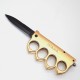 PK34.2 One Hand Knife Semiautomatic - Brass Knuckles Knife 