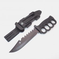 HK51 Super Hunting Knife & Brass Knuckles - 33 cm